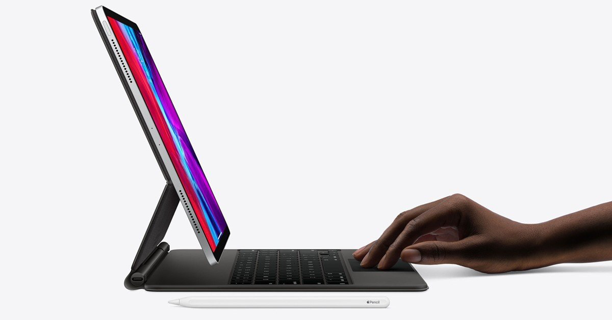Apple Pencil and Apple Magic Keyboard 
