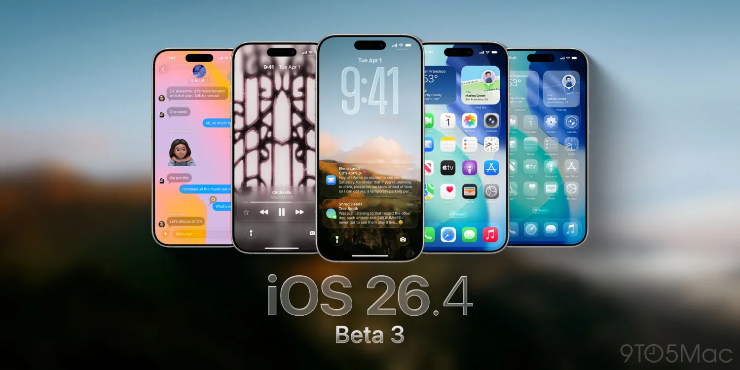 Apple wypuszcza drugą wersję iOS 26.4 beta 3 dla iPhone’a